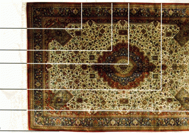 ペルシャ絨毯のサイズと名称について
