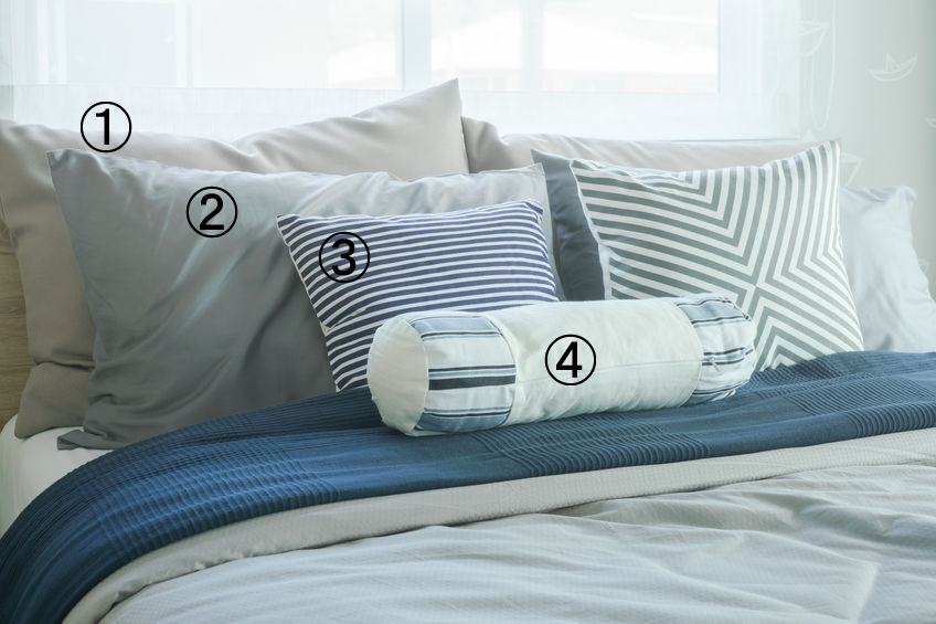海外のベッドメイキングに学べ！高級ホテルみたいな枕の配置とその役割3